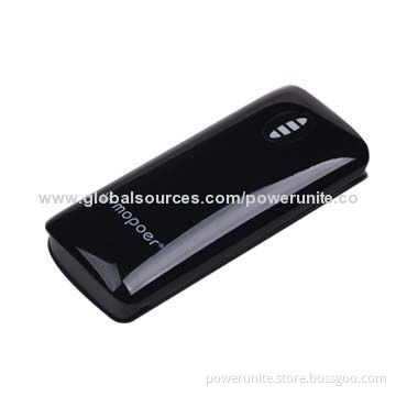 Dual-USB Port 4,400mAh Mobile Power Bank for Portable Power, Easy for Travel, 5V/1A Input